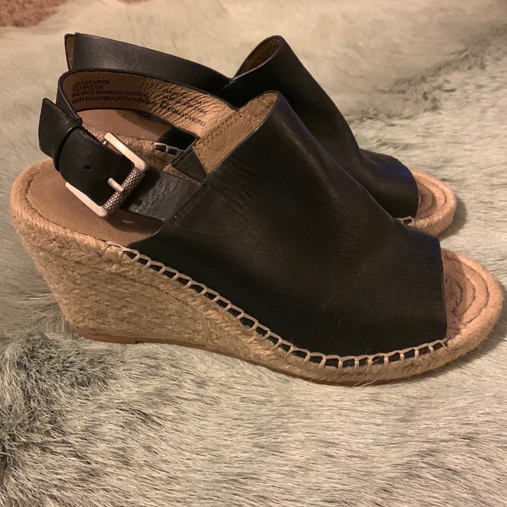 Caslon leather wedges by Nordstrom size 6